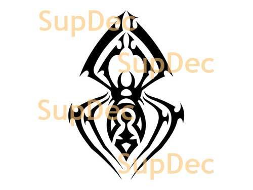 Spinne Vinyl Wand Fenster Badezimmer Aufkleber Aufkleber abnehmbar #7
