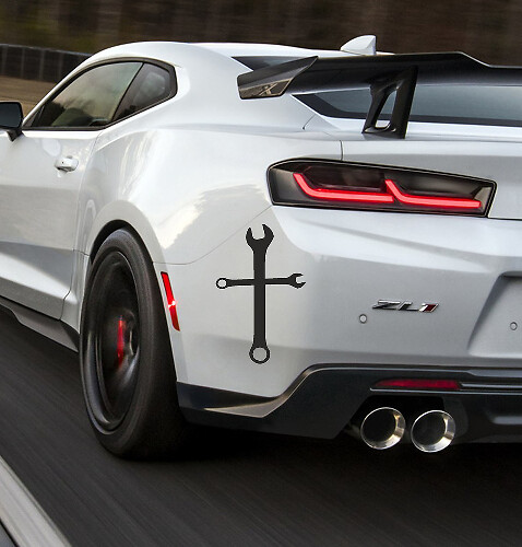 CHEVROLET CAMARO „The Exorcist“ ZL1 Vinyl-Aufkleber für 2 Seiten
