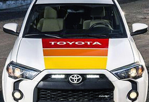 Old School Motorhauben-Streifen Vinyl-Aufkleber für Toyota Tundra Tacoma 4Runner