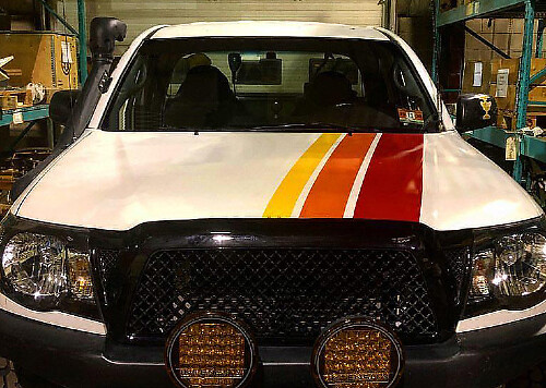 Motorhaube Old School Toyota Tacoma Grafiken Vinyl-Aufkleber
