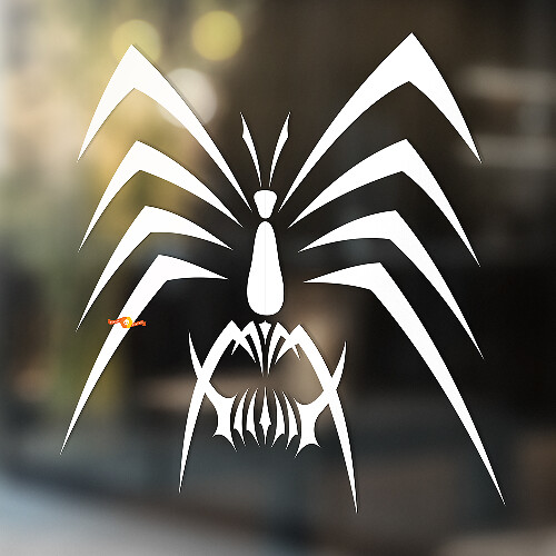 Spinne Vinyl Wand Fenster Badezimmer Aufkleber Aufkleber abnehmbar #8
