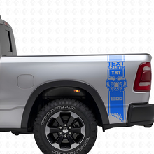 Individuelles HEMI-Stil Heckseiten-Streifen Vinyl-Aufkleber-Kit für Dodge Ram 1500-3500_2
