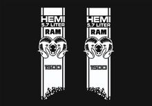 DODGE RAM HEMI 5.7L/6.4L 2x Aufkleber für 1500 2500 3500 Vinyl Body Stripe Sticker
 2