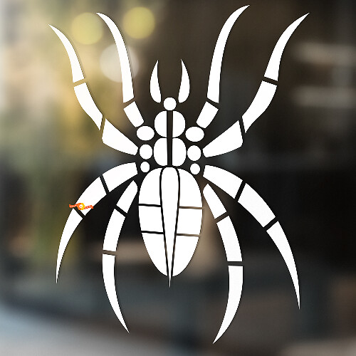 Spinne Vinyl Wand Fenster Badezimmer Aufkleber Aufkleber abnehmbar #9
