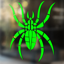 Spinne Vinyl Wand Fenster Badezimmer Aufkleber Aufkleber abnehmbar #9
_2