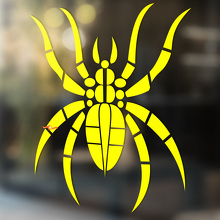 Spinne Vinyl Wand Fenster Badezimmer Aufkleber Aufkleber abnehmbar #9
_3