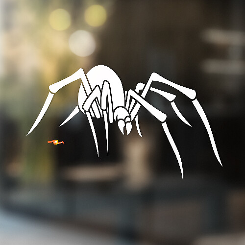 Spinne Vinyl Wand Fenster Badezimmer Aufkleber Aufkleber abnehmbar #10
