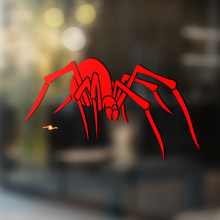 Spinne Vinyl Wand Fenster Badezimmer Aufkleber Aufkleber abnehmbar #10
_4