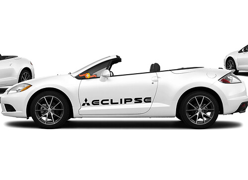 Eclipse Logo Seiten Tür Vinyl Aufkleber Sticker für Mitsubishi Eclipse