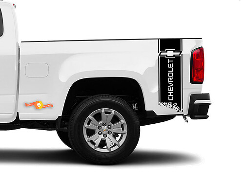 Chevy Logo Umrissstreifen Seitenwand Vinylaufkleber für Chevrolet Colorado