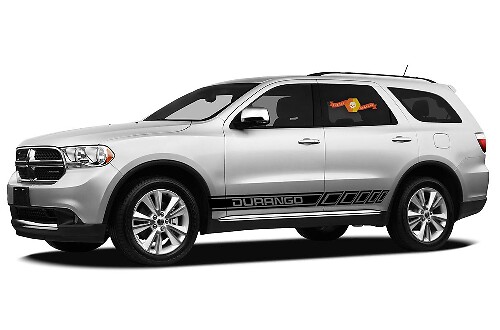 Markiertes Umriss-Seitenstreifen Vinyl-Aufkleber-Set für Dodge Durango