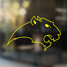 Tiger-Wildkatze-Vinylwand-Fenster-Badezimmer-Aufkleber-Aufkleber Nr. 1
_3