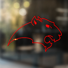 Tiger-Wildkatze-Vinylwand-Fenster-Badezimmer-Aufkleber-Aufkleber Nr. 1
_4