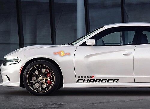Racing Seitenstreifen-Vinyl-Aufkleberset für Dodge Charger 2011-2018