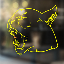 Tiger Wildkatze Vinyl Wand Fenster Badezimmer Aufkleber Aufkleber #2
_3