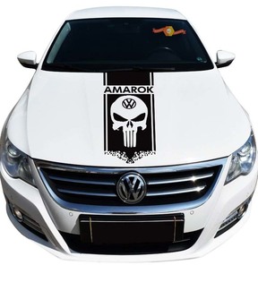Volkswagen AMAROK 1x Streifen Motorhaubengrafik Vinyl Motorhaubenaufkleber Emblem Logo
