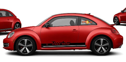 Turbo Seitenstreifen Vinyl Aufkleber Für Volkswagen Käfer