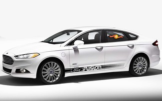 Ford Fusion 2X Seitenkarosserie-Aufkleber, Vinyl-Grafik, Racing-Aufkleber, hohe Qualität
