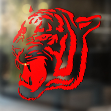 Tiger-Wildkatze-Vinylwand-Fenster-Badezimmer-Aufkleber-Aufkleber Nr. 5
_4