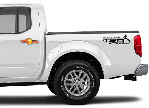 TRD Sport Fish & Feather Bett Seiten Vinyl-Aufkleber-Set für Toyota Tacoma Tundra