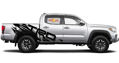 TRD RIPPED-Bed Graphics Vinyl-Aufkleber-Sets für Toyota, Trucks, benutzerdefinierte Vinyl-Aufkleber
