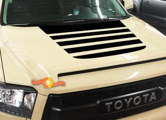 Toyota Tundra Truck 2014–2018 Blackout Vinyl Motorhaube Streifen Aufkleber
