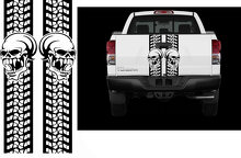 Skull-Reifenprofil-Heckklappen-Streifen Vinyl-Aufkleber für Pickup-Trucks_2