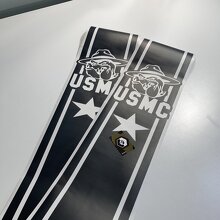 Paar USMC Marines Vinyl-Heckaufkleber für den Nachttisch für Dodge Ram 1500 Ford Toyota F150
 2