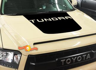 Toyota Tundra Truck 2014–2018 Blackout Tundra Schriftzug Vinyl-Motorhauben-Aufkleber
