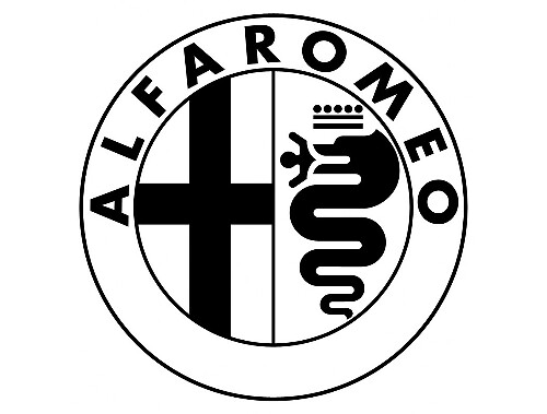 Alfa Romeo Logo Stil Vinyl-Aufkleber Sticker