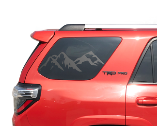 Mountain Windschutzscheiben-Aufkleber passend für 2010–2019 Toyota 4Runner TRD PRO Limited Aufkleber

