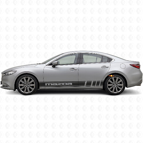 Markierte Schwellerstreifen Vinyl-Aufkleber-Set für Mazda 6