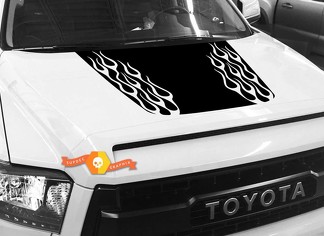 Motorhaubenfeuer-Grafikaufkleber für TOYOTA TUNDRA 2014 2015 2016 2017 2018 #7

