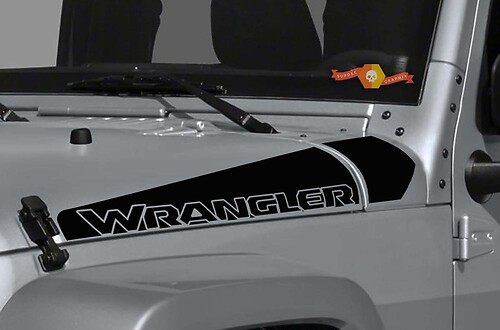 2 Jeep Wrangler Rubicon New JL CJ TJ YK JK XJ Vinyl-Aufkleber
