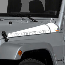Benutzerdefinierte Streifen Motorhaube Seiten Vinylaufkleber für Jeep Wrangler_2