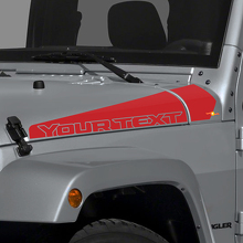 Individuell gestalteter Vinyl-Aufkleber für Motorhaube für Jeep Wrangler JL CJ TJ YK JK XJ 3