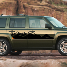 2007–2017 Jeep Patriot Mountain Aufkleber Aufkleber Grafikstreifen
 2