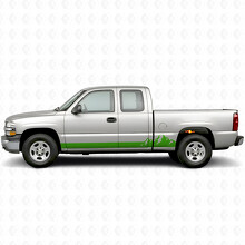 Bergkamm Tür- und Seitenschweller-Vinylstreifen für Chevrolet Silverado 1500 GMT800 1999-2007_6