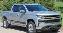 2 Rocker 2019 2020 Chevy Silverado Lower Rocker Panel Body Side Door Stripe Vinyl Graphics Sticker Decals
 2