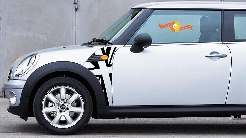 BMW Mini Cooper R55 R56 R57 A Panel Union Jack Aufkleber Aufkleber Grafik 2
