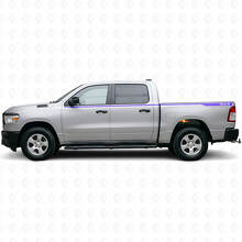 4x4 Dünne Seitenstreifen Vinyl-Aufkleber-Set für Dodge Ram 1500_2