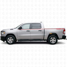 4x4 Dünne Seitenstreifen Vinyl-Aufkleber-Set für Dodge Ram 1500_4
