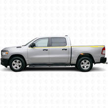 4x4 Dünne Seitenstreifen Vinyl-Aufkleber-Set für Dodge Ram 1500_6