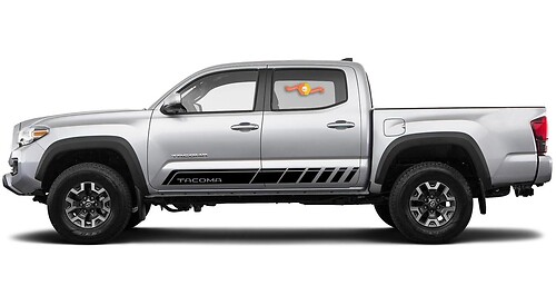 Markierte Akzentstreifen Seiten Tür Vinyl Aufkleber Sticker für Toyota Tacoma 2017
