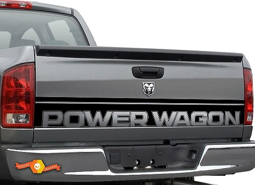 Power Wagon Heckklappen-Akzentstreifen Vinylaufkleber für Dodge Ram 1500 2010-2018