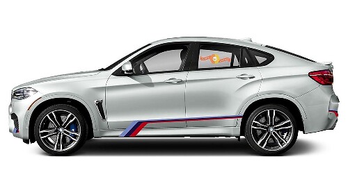 M Performance Seitenstreifen Vinyl-Aufkleber Set für BMW X6M F86 2014-2019