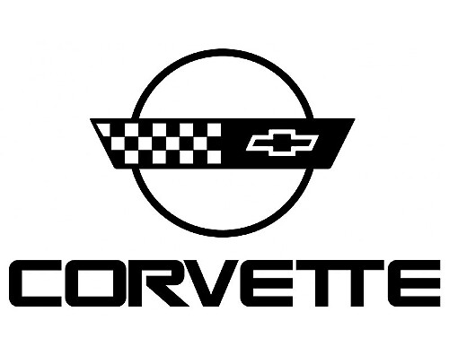 CORVETTE-AUFKLEBER 2013 Selbstklebender Vinyl-Aufkleber