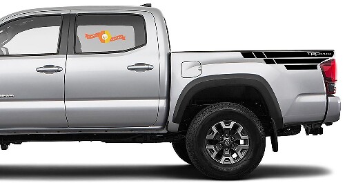 Toyota Tacoma TRD Seitenbett-Grafik-Aufkleber Modell 8
