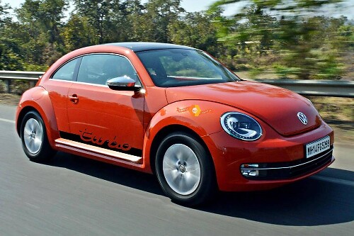 Turbo Script Seitenstreifen Vinyl-Aufkleber für VW Beetle 2011-2018