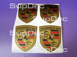 Porsche GOLD 4 Aufkleber